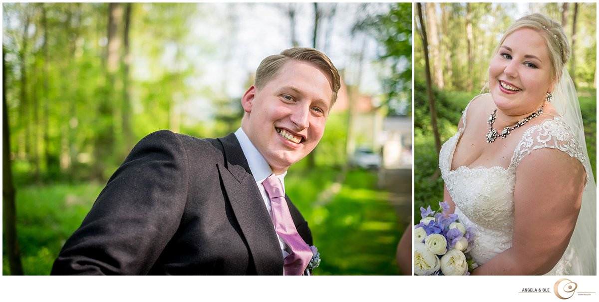 Braut und Bräutigam